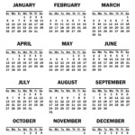 2025 Calendar Printable Free White Sunday Start Nycdesign us