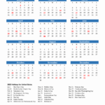 2025 United States Calendar With Holidays
