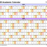 Academic Calendars 2024 2025 Free Printable Pdf Templates Bank2home
