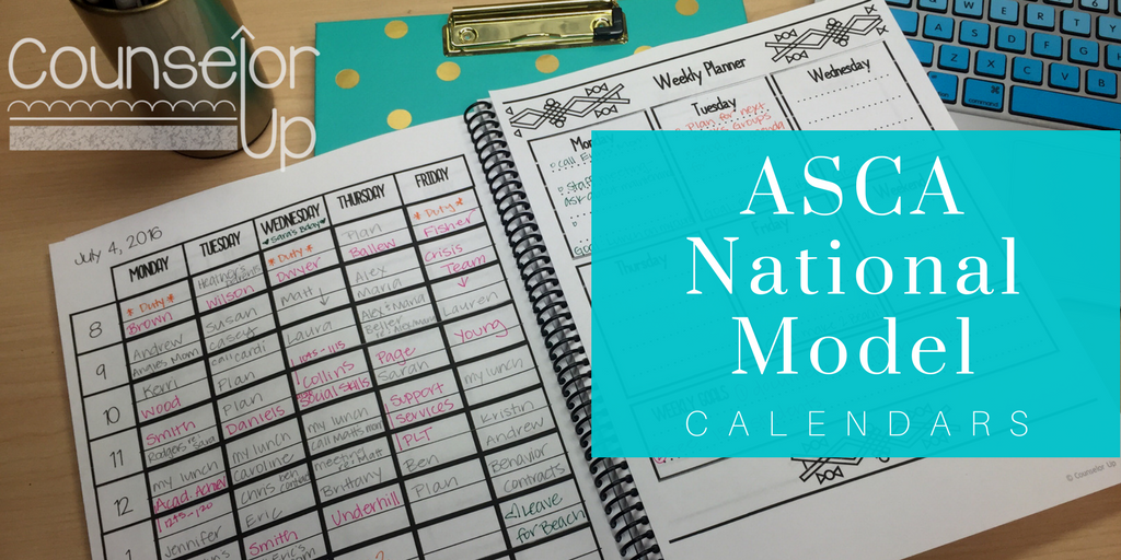 ASCA National Model Calendars Counselor Up 