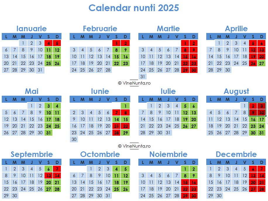 Calendar 2025 Cu Zile Libere Gert Amandie