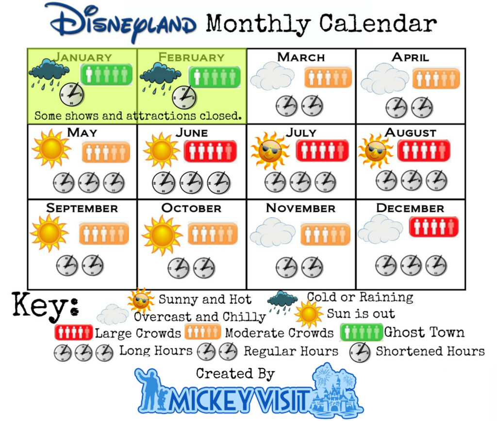 Disneyland Crowd Calendar 2025 By Monthly Report Blanca Lianna
