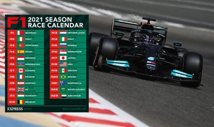 Formule 1 Dates Horaires Circuits Le Calendrier Complet De La Images 