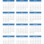 Free 2025 Calendars In PDF Word Excel