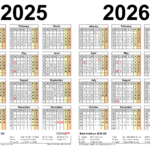 Free Academic Calendar 2025 2026 Uk Trula Kesley