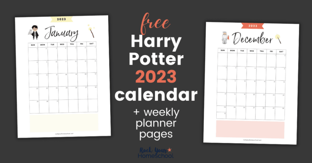 Harry Potter Inspired Calendar For A Magical Year Free 