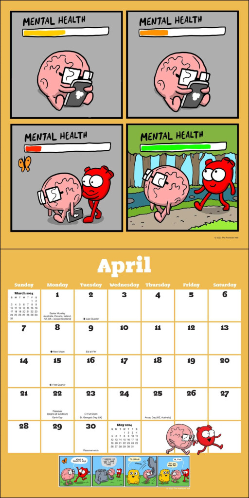 Heart And Brain 2024 Wall Calendar Book Summary Video Official 