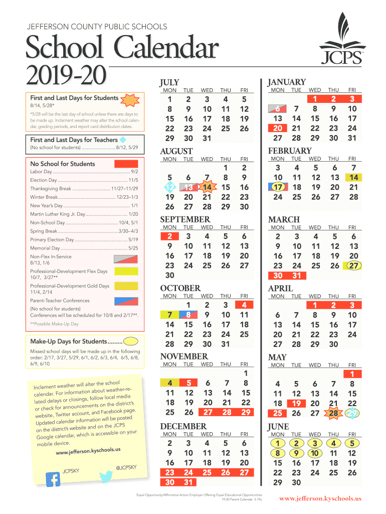 Jcps Calendar Fill Online Printable Fillable Blank PdfFiller