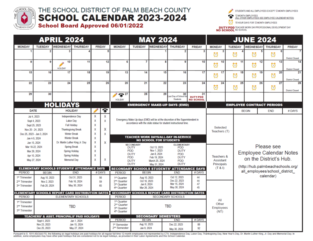 Palm Beach Schools Calendar 2025 Pammy Christiana