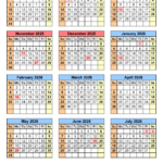 School Calendars 2025 2026 Free Printable Excel Templates