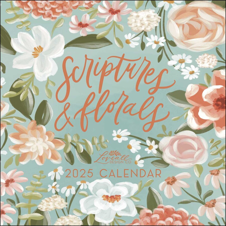 Scriptures And Florals 2025 Wall Calendar Book Summary Video 