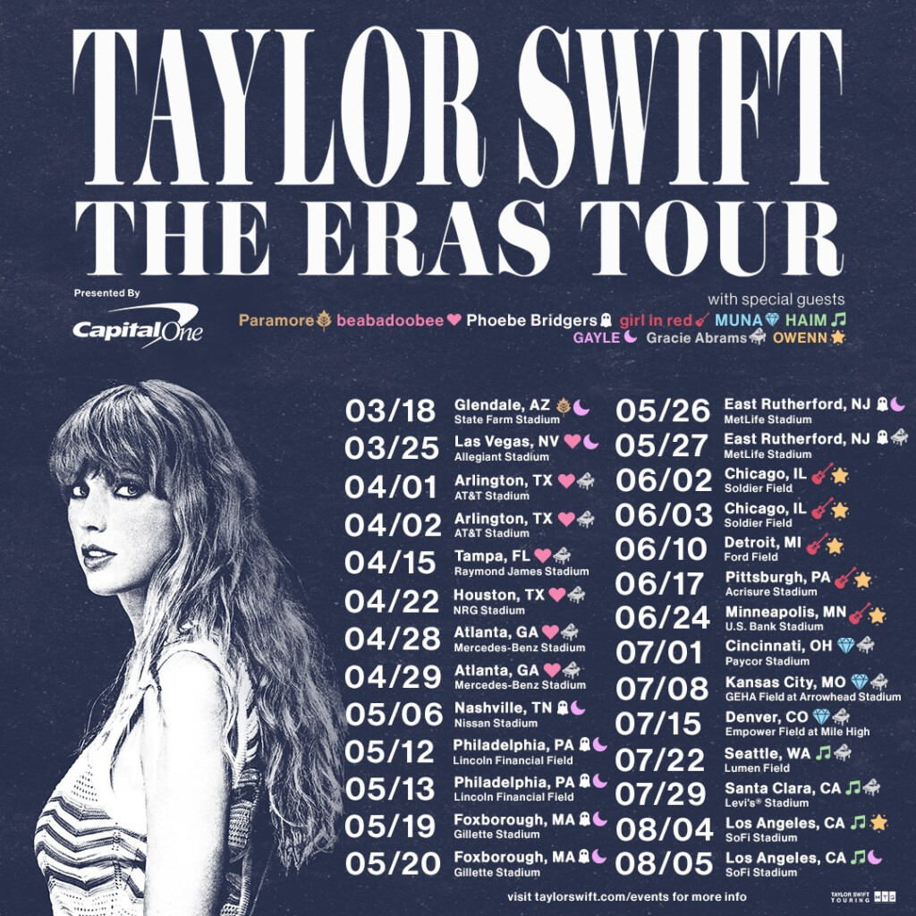 Taylor Swift Eras Tour Calendar Image To U