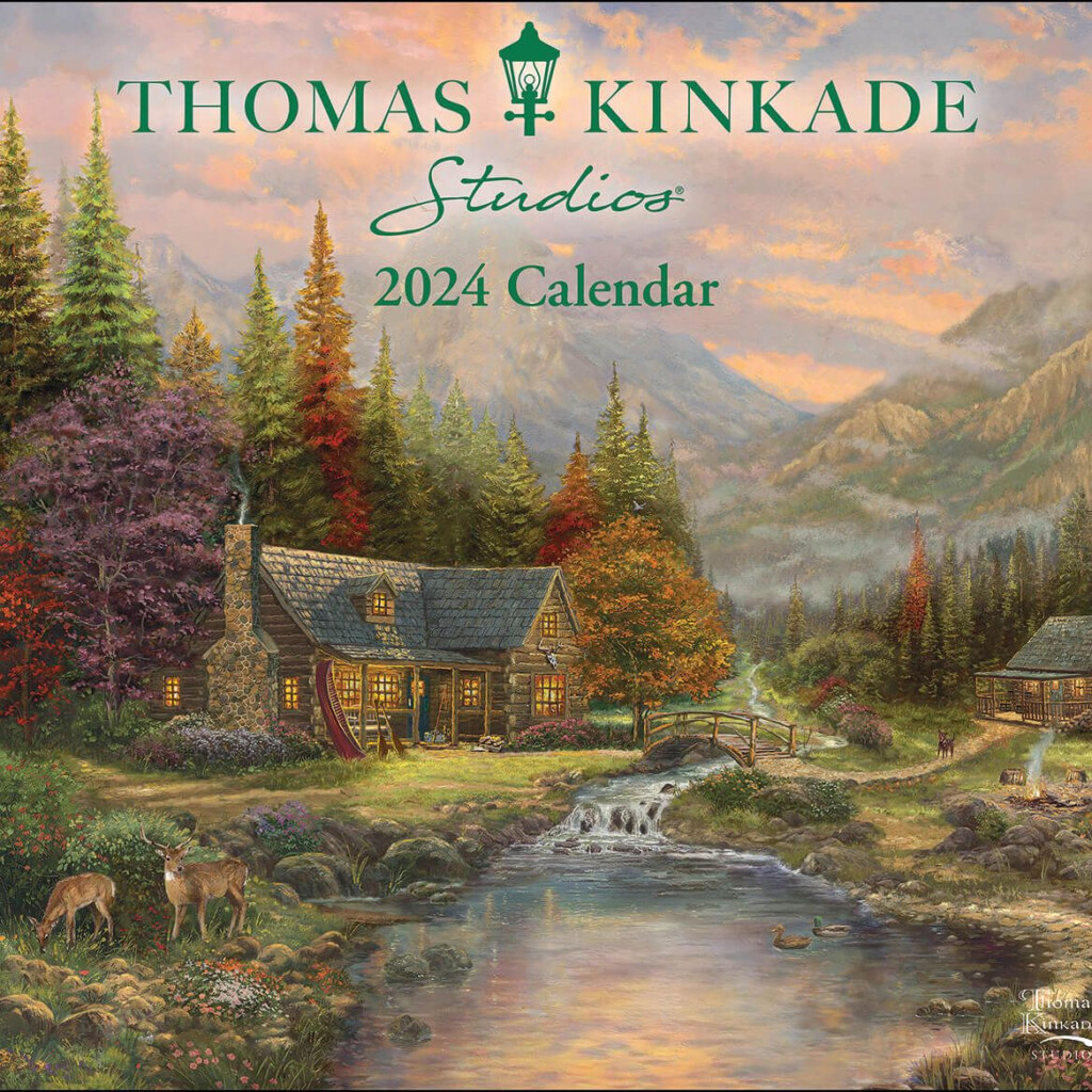 Thomas Kinkade Wall Calendar Monthly Calendar Walter Drake