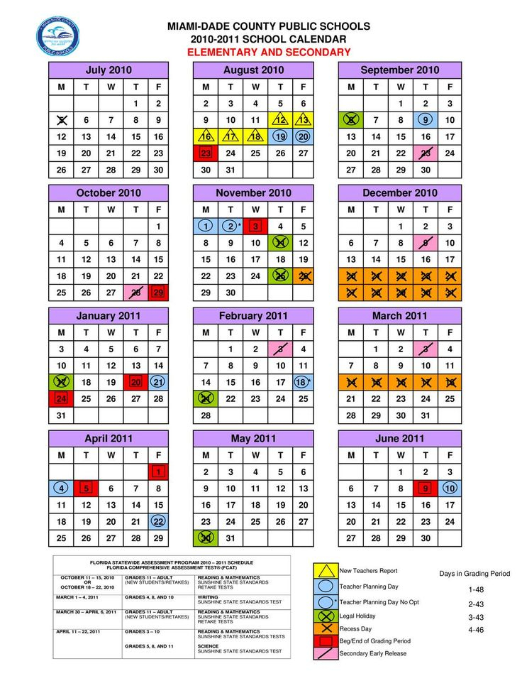 U Miami Academic Calendar LAUSD Academic Calendar Explained