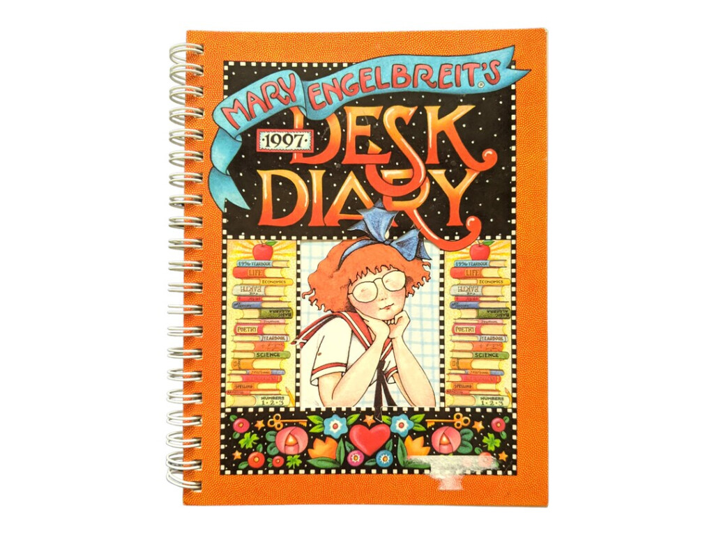 Vintage Mary Engelbreit Desk Diary 1997 2025 Planner Unused Etsy