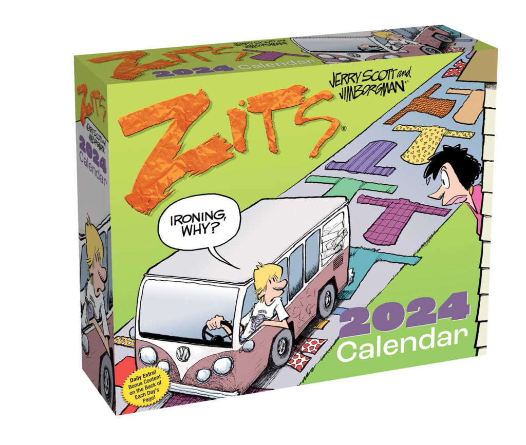 Zits 2024 Day to Day Calendar Book Summary Video Official 