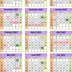 2022 23 Academic Calender Cornerstone Christian Academy