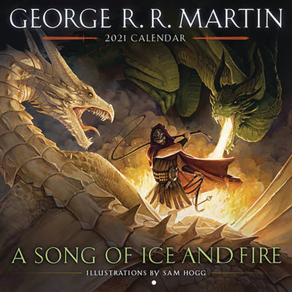 APR202497 GEORGE RR MARTIN SONG ICE FIRE 2021 WALL CAL Previews World