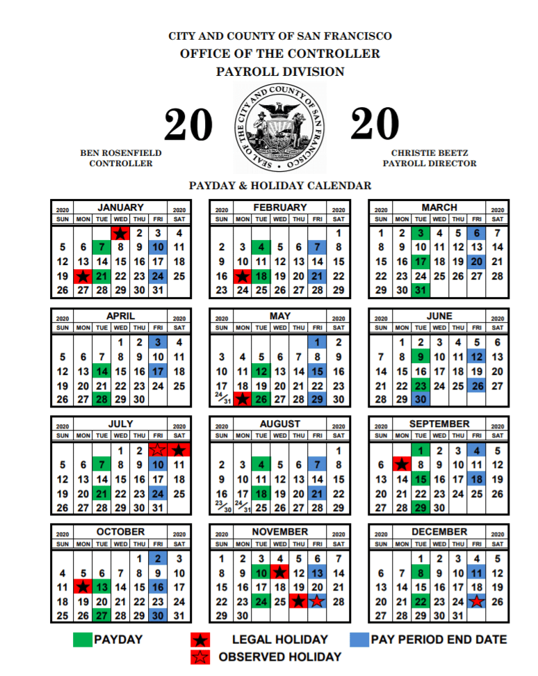 City Of Los Angeles Payroll Calendar 2023 Printable Word Searches