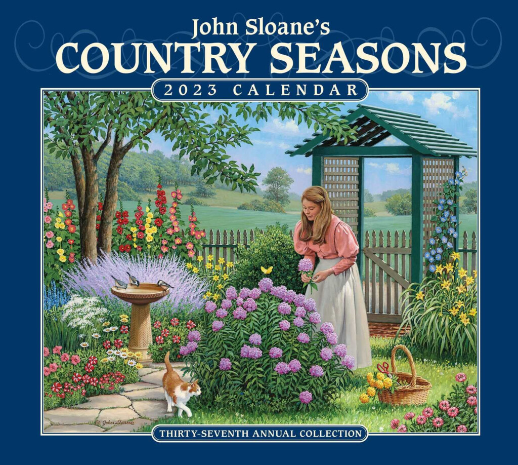 John Sloane s Country Seasons 2023 Deluxe Wall Calendar By John Sloane 