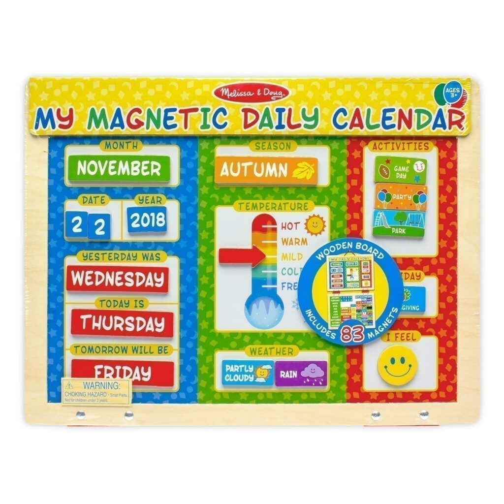 Melissa And Doug My Magnetic Daily Calendar Online Toys Australia