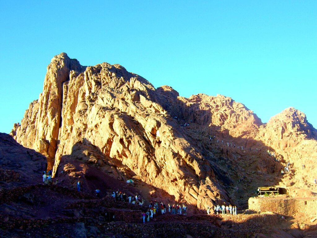 Mount Sinai Is A 2 285 Meters High Mountain Near The City Of Saint 