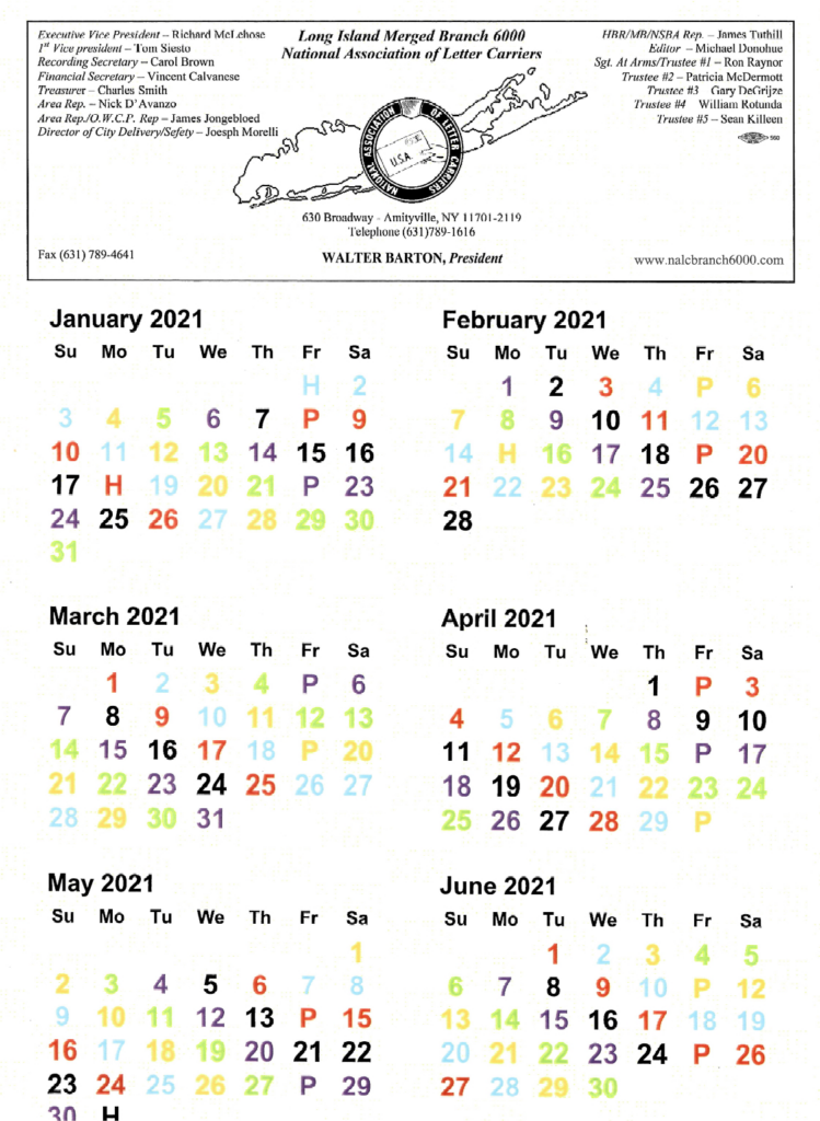 Nalc 2022 Calendar