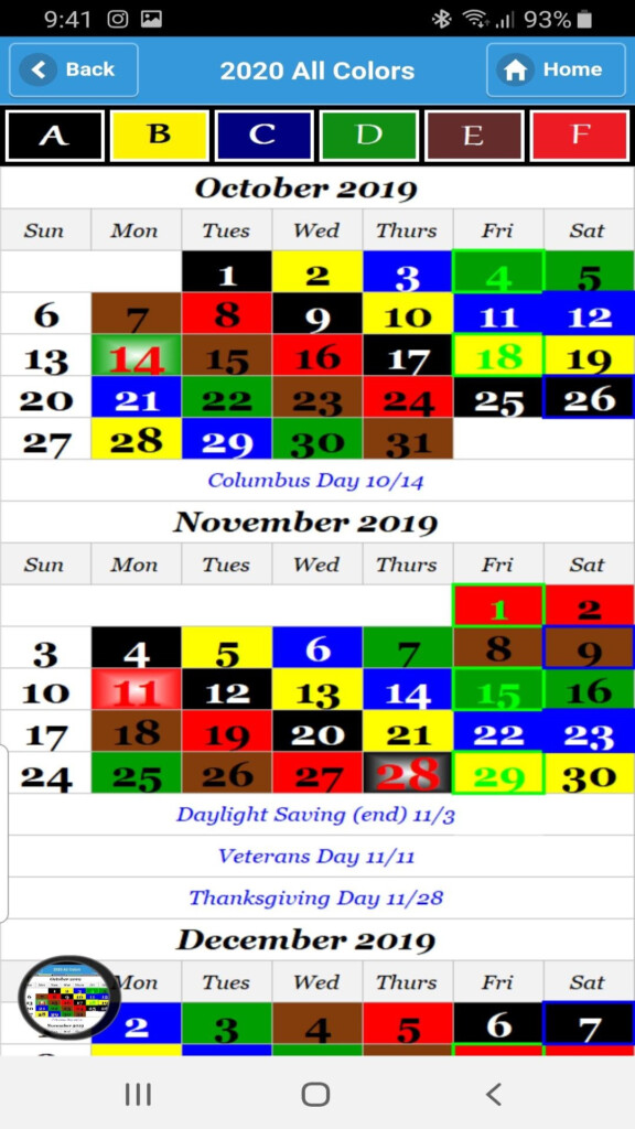 Nalc Color Coded Calendar 2025 Branch 2025 Olva Tommie