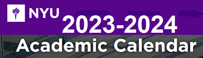 NYU Academic Calendar 2024 2025 Key Dates Deadlines