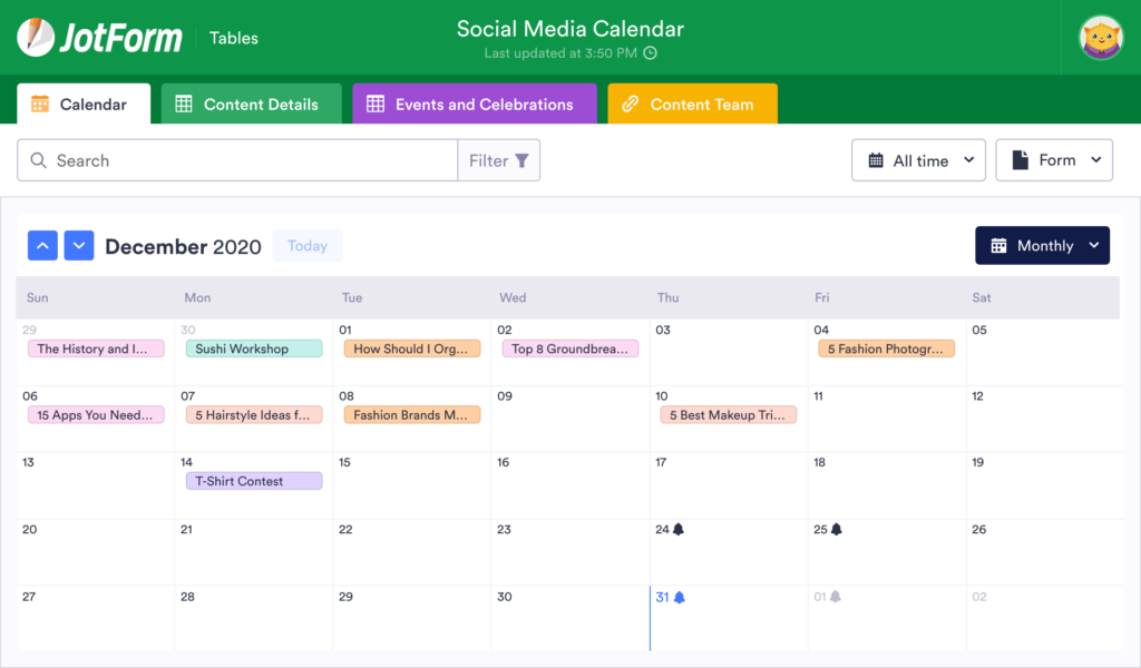 Printable Social Media Calendar Web A Social Media Calendar Is A