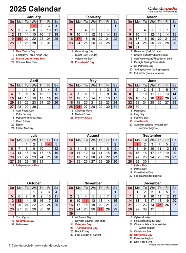 Printable Yearly Calendars 2025 Word Pdf Excel Vrogue co