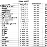 Rajasthan Holiday Calendar 2023 2023