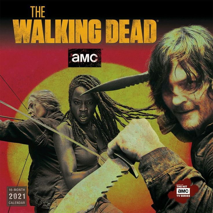 Walking Dead Wall Calendar The Walking Dead Amc Wall Calendar