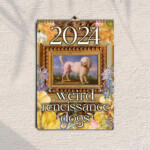 Weird Medieval Cats Calendar 2024 Cat Wall Caledar Funny Cats Wall