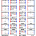 2025 2026 Two Year Calendar Free Printable PDF Templates