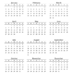 2025 Printable Calendar