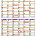 Academic Calendars 2025 2026 Free Printable PDF Templates