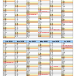 School Calendars 2025 2026 Free Printable Excel Templates